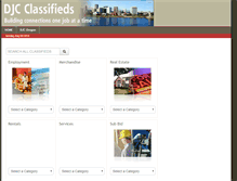 Tablet Screenshot of classifieds.djcoregon.com